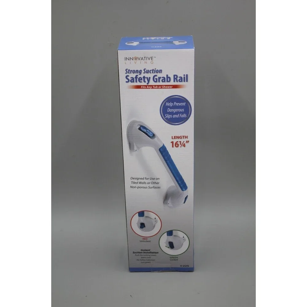 Bathroom Suction Grab Rail Handle Disability Shower Safety Support Hand II-225